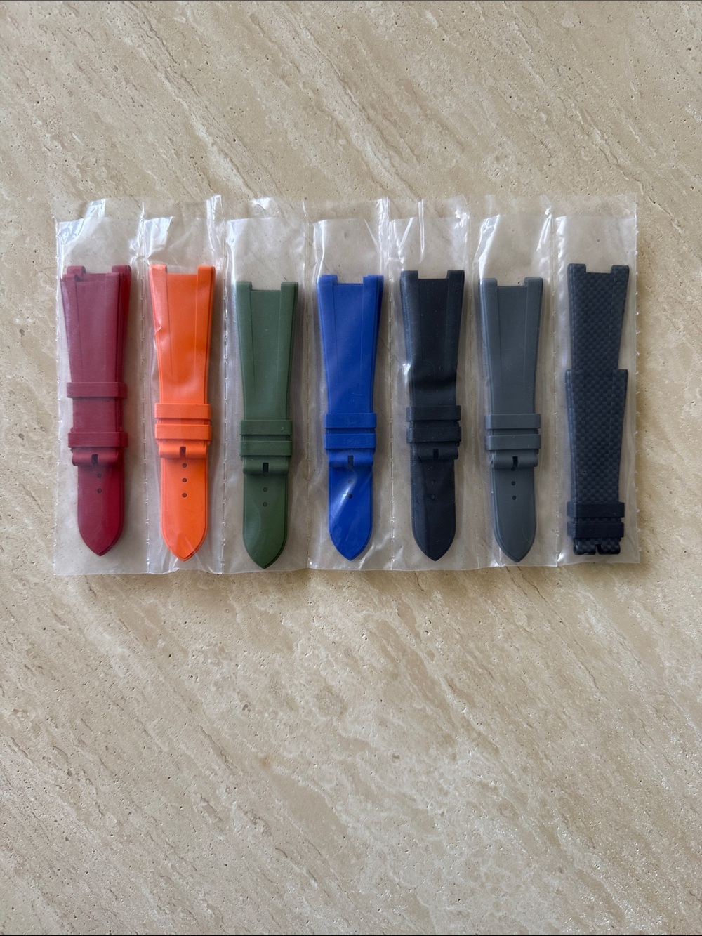 Interchangeable Silicone Watch Straps